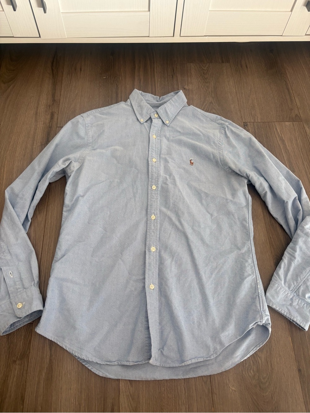 Ralph Lauren Slim Fit size large men’s blue button up